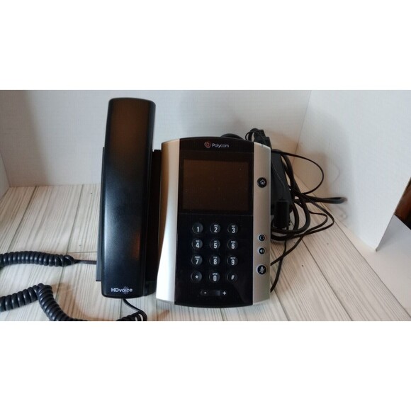 Polycom VVX 501 Business Media VOIP Desktop Phone - Black Touch Screen - Picture 2 of 10